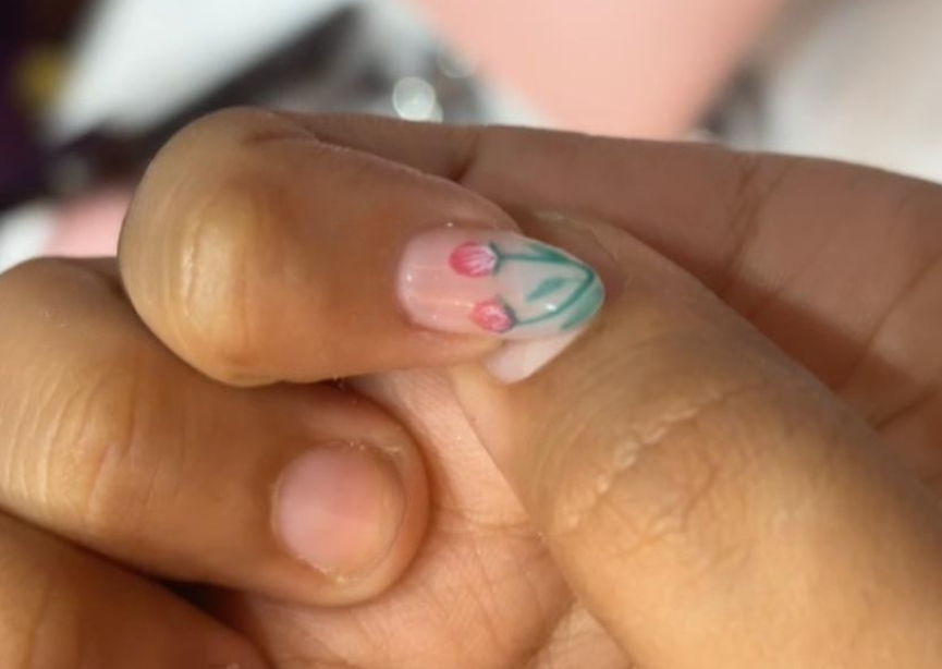 Floral Elegance Nail Art